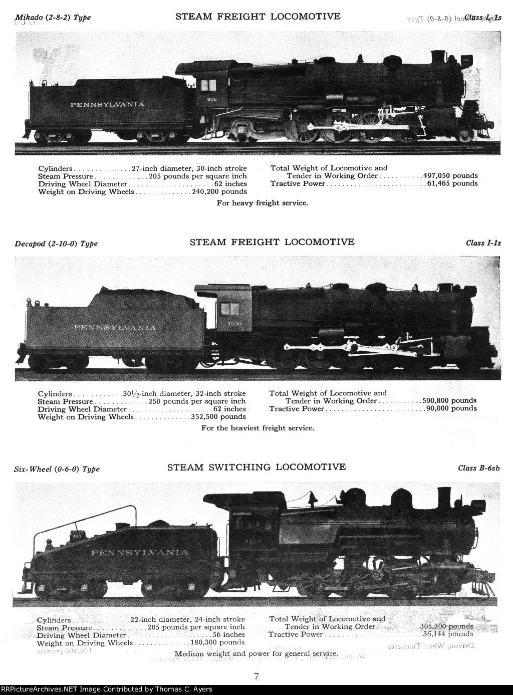 PRR "Modern Cars And Locomotives: 1926," Page 7